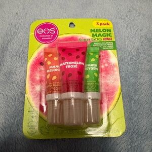 eos Melon Magic Super Balm Minis - Pink, Red, Green Trio